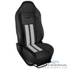 White Airbag Seat Upholstery w/ Seat Foam